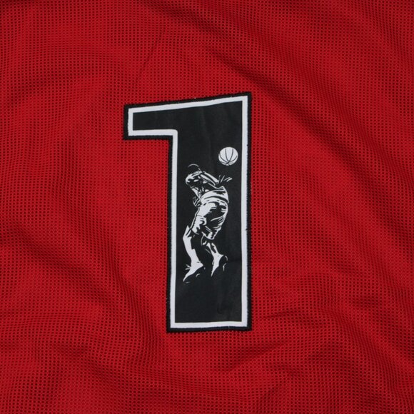And 1 Basketball Jersey NWT Youth Large (14/16) Red Polyester Pullover #1 - Picture 10 of 14